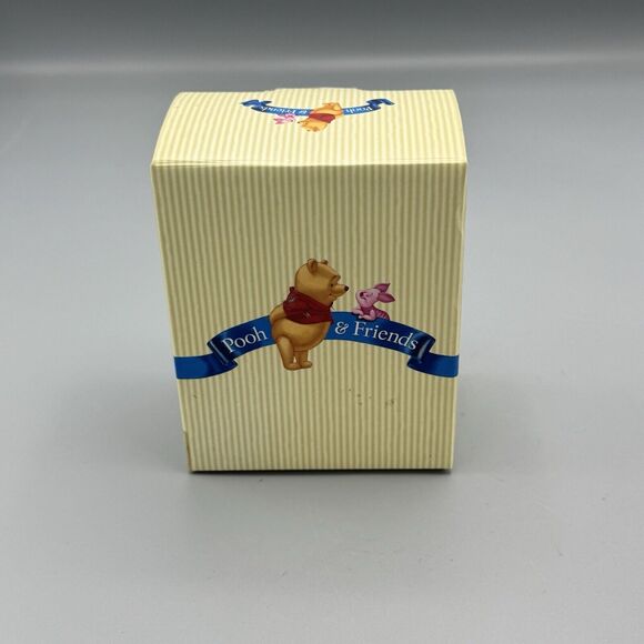 Vtg Disney Pooh and Friends Logo Sign Winnie the Pooh Piglet Figurine Plaque - Picture 15 of 15
